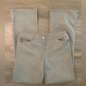 Elie Tahari pants cream flare leg floral print